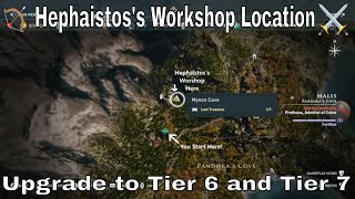 Assassins Creed Odyssey Hephaistoss Workshop Location [upl. by Cletis]