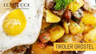 Tiroler Gröstel mit Speck und Spiegelei [upl. by Silletram]