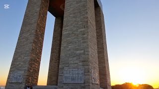 Gallipoli Turkey  CANAKKALE TURKISH MARTYRS MEMORIAL Abide walkingtourgelibolu [upl. by Anoif]