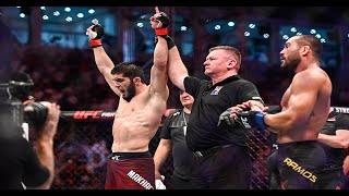 Islam Makhachev vs Davi Ramos  The winner announcement UFC243 [upl. by Chellman847]