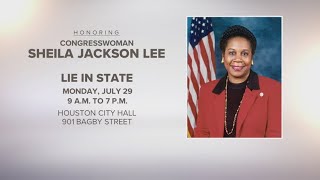 Sheila Jackson Lee will lie in state at Houston City Hall [upl. by Avie]