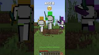 How To Escape Traps at Every Age in Minecraft shorts meme memes [upl. by Airemat672]