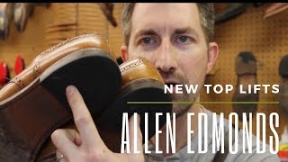 Heel Pad Top Lifts Replacement  Allen Edmonds [upl. by Fania392]