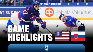 Highlights USA vs Slovakia  2024 U18MensWorlds [upl. by Kraska665]