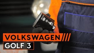 Hoe een olie og oliefilter vervangen op een VW GOLF 3 1H1 Hatchback HANDLEIDING AUTODOC [upl. by Eceer]