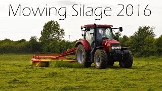 Case Mowing Silage 2016 [upl. by Asseralc]