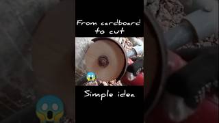 make a cardboard blade for an angle grinder [upl. by Acirre]