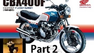 Scale Model Motorcycle  Aoshima  112 Honda CBX400F Part 2 [upl. by Deeraf426]