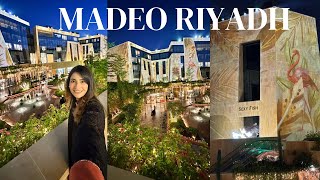 MADEO FINE DINE RESTAURANT RIYADH  BEAUTIFUL RIYADH  I WORE AN ABAYA [upl. by Hale]