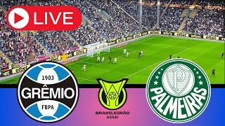 🔴GREMIO VS PALMEIRAS AO VIVO COM IMAGENS  BRASILEIRÃO 2024  Full Match  PES 21 Simulation [upl. by Lika237]