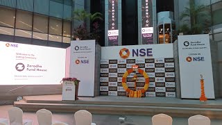 Listing Ceremony of Zerodha Nifty 1D Rate Liquid ETF [upl. by Nywnorb]