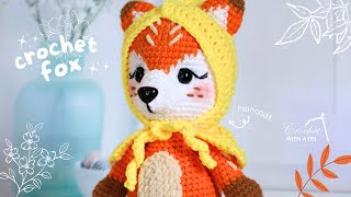 Fox Crochet Part 2  🇺🇲🇪🇦 Sub  Free Amigurumi Pattern amp Tutorial  Crochet de Zorro [upl. by Edivad918]