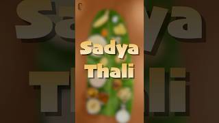 Celebrate Onam with our traditional Sadya Thali and bring the festival to life ytshorts [upl. by Hauser471]