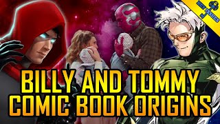 Wiccan and Speed Comic Book Origins  Tommy and Billy Maximoff  WandaVision [upl. by Mccurdy]