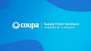 Coupa Supply Chain Solutions Powered by LLamasoft [upl. by Ylatan]