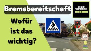 Bremsbereitschaft einnehmen So bestehst du alle Situationen  Führerschein [upl. by Veradi362]