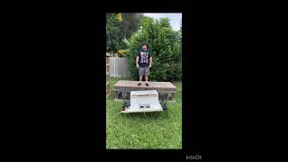 Flying elbow drop onto microwave pt 6  WWE CM PUNK STYLE [upl. by Behre]