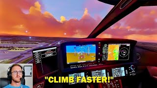 Most INTENSE Departure I’ve Flown in Microsoft Flight Simulator with ATC [upl. by Eiramlatsyrc]