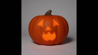 Animated LightUp Talking Jabberin Jack Pumpkin Decoration 9in x 11in3 [upl. by Annaeel]