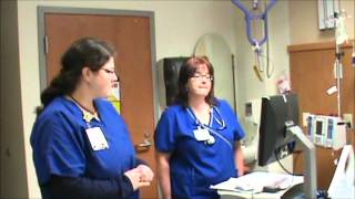 Duke Raleigh Hospital  Nursing Bedside Shift Report v2wmv [upl. by Letreece]