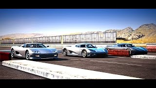 Worlds Greatest Drag Race Fastest Koenigseggs in One Race  Forza Motosport 4 [upl. by Maibach]