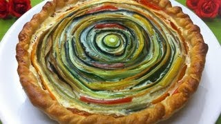 Receta quotEspiral de Verdurasquot Tarta de Verduras  La Cocinadera [upl. by Eerb340]