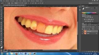 Video Tutorial 1 Come sbiancare i denti con photoshop cs6 [upl. by Joshia]