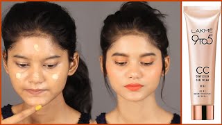 CC CREAM Simple GLOWY MAKEUP LOOK For BEGINNERS  How to do makeup using CC Cream [upl. by Ahsiekam]