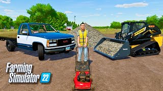 I CANT BELIEVE I MADE THIS MUCH MONEY FROM ONE JOB  FS22 Mowing [upl. by Nilson]