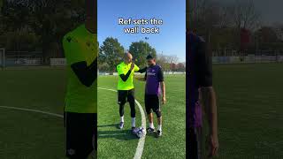 The keeper needs a higher wall🤯 goalkeeper football soccer footballplayer soccerplayer futbol [upl. by Etteiluj]