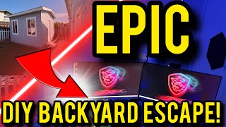 I Turned My Backyard into an EPIC YouTube Getaway [upl. by Stralka36]