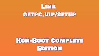 🔸KonBoot🔮 HOW TO INSTALL 💻PCLAPTOP TUTORIAL 2024 no charge😁 [upl. by Merta646]