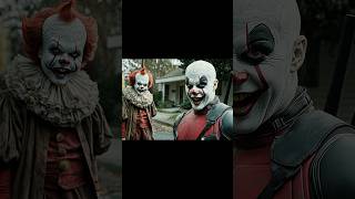 PENNYWISE COSPLAYS DEADPOOL 🤡AI deadpool marvel [upl. by Egidius]