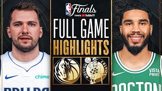 5 MAVERICKS at 1 CELTICS  FULL GAME 5 HIGHLIGHTS  June 17 2024 [upl. by Yllus]