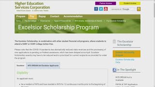 Excelsior Scholarship [upl. by Vern]