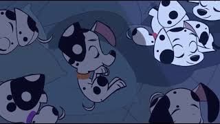 101 Dalmatian Street Puppies Sleeping Scene [upl. by Elah]