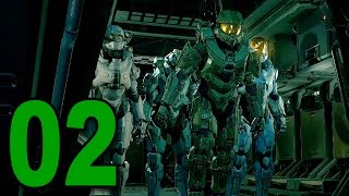 Halo 5 Guardians  Mission 2  Blue Team Lets Play  Walkthrough  Gameplay [upl. by Ylen185]