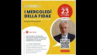 MERCOLEDI FORMATIVI FIDAE  Vogliamofarescuola6  23 ottobre 2024 [upl. by Sualk]