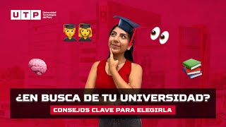 ¿Cómo elegir la universidad correcta [upl. by Yrtua39]