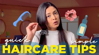 5 Quick amp Simple Tips to enhance your Haircare Routine💇‍♀️ [upl. by Brine33]