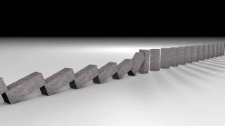 The Brick DoubleDomino Effect Animated [upl. by Nelak910]