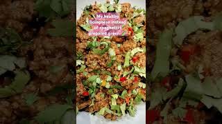 Healthy Bolognesefood healthyfoodbolognaise greenbeansyummy yummyfood fyp foodie foodlover [upl. by Marcellina]