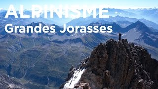 Grandes Jorasses Face Sud Arête de Tronchey Chamonix MontBlanc alpinisme montagne escalade [upl. by Adorl484]