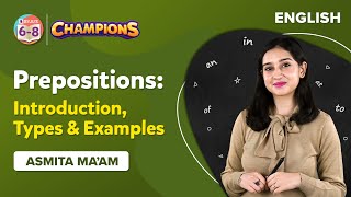 What is Preposition in English Grammar  Introduction Definition Types and Examples  BYJUS [upl. by Avlasor]