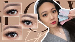 Olens Eyelighter Glowy Review BrownAsh GrayBlack Comparisons w Cherry Moon amp Secretive Kristin [upl. by Agnola640]