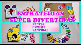 ESTRATEGIAS SUPER DIVERTIDAS PARA ENSEÑAR EL CONTEONÚMERO CANTIDAD [upl. by Yrrap]