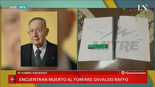 Encontraron muerto al perito forense Osvaldo Raffo  INFO por LN [upl. by Ashjian]