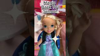 Anna and Elsa Toddlers Back To School Magic Morning Routine  elsaandanna barbie dolls [upl. by Naawaj]