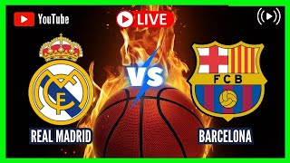 REAL MADRID vs BARCELONA LIVE EUROLEAGUE 20232024 ROUND 5 SCOREBOARD [upl. by Enaujed327]