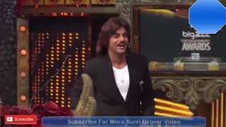 SUNIL GROVER AS AJAY DEVGAN WITH KAjOl [upl. by Annayar]